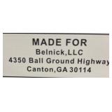 Belnick Twin Headboard - Beige Upholstered with Nailhead Trim