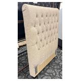 Coaster Fine Furniture Twin Headboard - Beige Upholstered Tufted