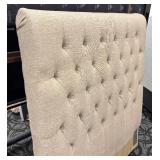 Coaster Fine Furniture Twin Headboard - Beige Upholstered Tufted