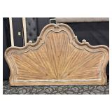 Hooker Furniture King Headboard - Sunburst Carved Wood
