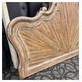Hooker Furniture King Headboard - Sunburst Carved Wood