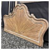 Hooker Furniture King Headboard - Sunburst Carved Wood