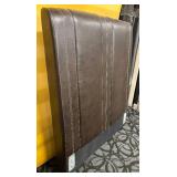 Beautiful Brown Twin Headboard with Vertical Panel Design