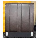 Beautiful Brown Twin Headboard with Vertical Panel Design