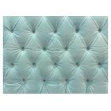 Pottery Barn Full Headboard - Powder Velvet Upholstery