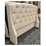Queen Upholstered Headboard - Tufted Diamond