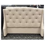 Queen Upholstered Headboard - Tufted Diamond