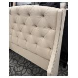 Queen Upholstered Headboard - Tufted Diamond