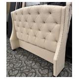 Queen Upholstered Headboard - Tufted Diamond