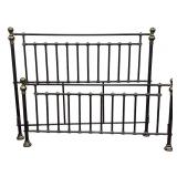 Distinctive Metal King Headboard and Footboard