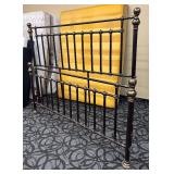 Distinctive Metal King Headboard and Footboard