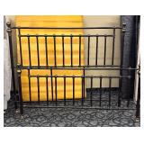 Distinctive Metal King Headboard and Footboard