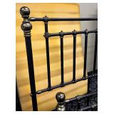 Distinctive Metal King Headboard and Footboard