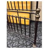 Distinctive Metal King Headboard and Footboard