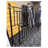 Distinctive Metal King Headboard and Footboard