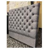 Parker House Headboard - Gray Tufted Upholstered
