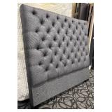 Parker House Headboard - Gray Tufted Upholstered