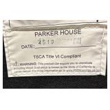 Parker House Queen Headboard - Gray Upholstered Tufted