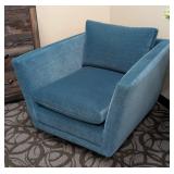 Jonathan Adler Armchair - 35 in W x 35 in D x 17 in Seat H & 30 in Overall Height