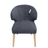 Merecana Blue Chair - 20 in W & 24 in D - Seat Height 20 in - Back Height 32 in