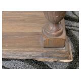 Wood Side Table - 28 in W x 24 in D x 24 in H