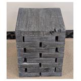 Painted Wood Accent Table - 14 in x 14 in Top, 18 in High #1