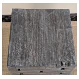 Painted Wood Accent Table - 14 in x 14 in Top, 18 in High #1