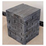 Painted Wood Accent Table - 14 in x 14 in Top, 18 in High #1