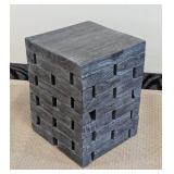 Painted Wood Accent Table - 14 in x 14 in x 18 in #2