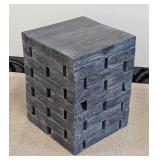 Painted Wood Accent Table - 14 in x 14 in x 18 in #2