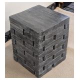 Painted Wood Accent Table - 14 in x 14 in x 18 in #2