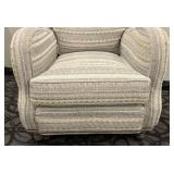 Sam Moore for Hooker Armchair - Striped Upholstery, 30 in W x 32 in D x 36 in H