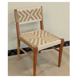 Global Influences Woven Side Chair 19W x 20D x 32H