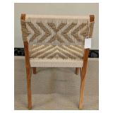 Global Influences Woven Side Chair 19W x 20D x 32H