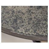 Room & Board Round Glass Top Accent Table RBRAMT27W - 27 in Dia, 26 in H