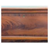 Vintage Spindle-Leg Dresser 4-Drawer Chest - Glass Knob Pulls, 42.5W x 22D x 47H