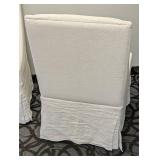 Universal Furniture 645735 Pair of Cream Upholstered Side Chairs - 23W x 22D x 19S x 37B