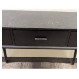 Black Console Table - 3-Drawer - 42 x 15 x 29 in