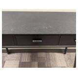 Black Console Table - 3-Drawer - 42 x 15 x 29 in
