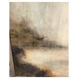 Framed Print Painting 53 x 53 in - Metal Frame & Abstract Landscape