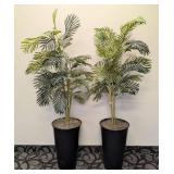 Artificial Palm Plants - Pair - 67 in Tall