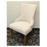 Wellhouse Cream Upholstered Side Chair - 23W x 24D, Seat 19 in, Back 38 in