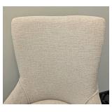 Wellhouse Cream Upholstered Side Chair - 23W x 24D, Seat 19 in, Back 38 in