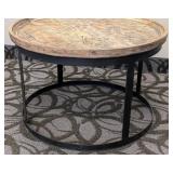 Round Wood Coffee Table - 26 in Diameter & 16 in Height