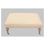 Ottoman - Cream Upholstered - 39 in L x 27 in W x 17 in H