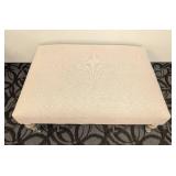 Ottoman - Cream Upholstered - 39 in L x 27 in W x 17 in H