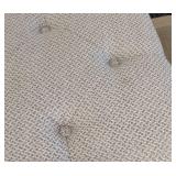 Amelia Tufted Storage Ottoman - Card Gray - 17x17x19