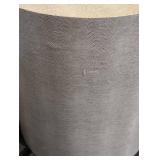 Round Faux Snake Skin Accent Table - 18 in H x 16 in Dia