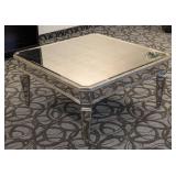Mirrored Coffee Table - 38 in x 38 in x 19 in