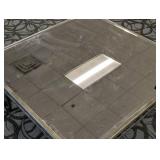 Mirrored Coffee Table - 38 in x 38 in x 19 in